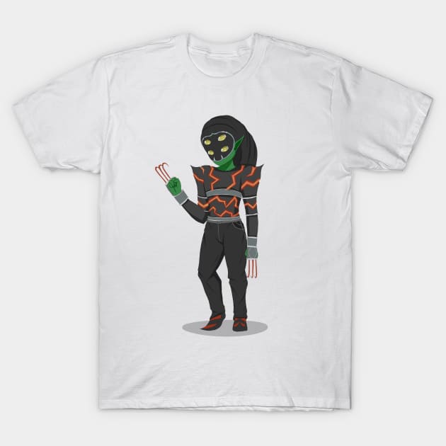 Orc fire T-Shirt by Ghosyboid